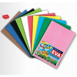 Yapışkanlı Eva 50x70 cm 10 Adet Karışık Renk