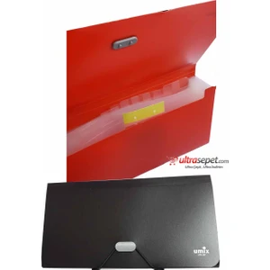 Körüklü Çek Dosyası B6 Siyah