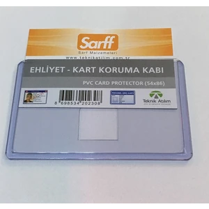 Ehliyet Kart Koruma Kabı 54x86 mm Yeni Kimliklere Uygun