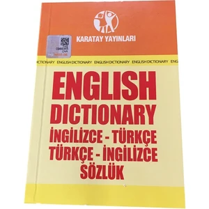 İngilizce Türkçe Türkçe İngilizce Karton Kapak Sözlük