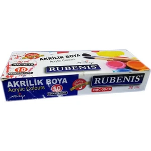 10 Renk Akrilik Boya Şişede