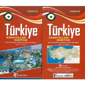 Keskin Color Türkiye Kara Yolları Haritası