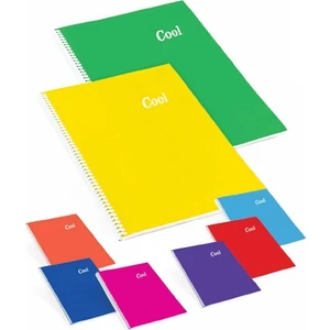 Keskin Color Cool 96 Yp. Kareli A5 Plastik Kapak Spiralli Defter