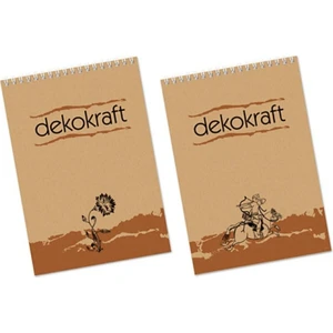 Keskin Color Dekokraft Üstten 100 Yp Çizgili Spiralli Defter