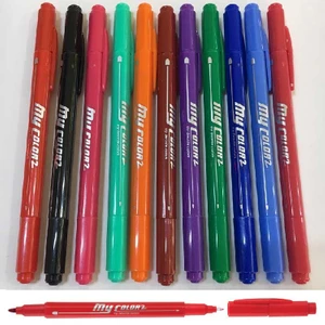 Dong-A My Color Keçeli Boya Kalemi 2 Çift Taraflı Koyu Turuncu No:28
