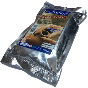 Seramik Kil Hamuru Doğal Kahverengi 500 gr.