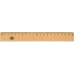 Tahta Cetvel ( Takviyesiz ) 20 Cm No:0020
