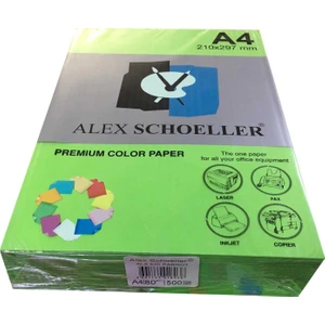 Alex Schoeller A4 Fotokopi Kağıdı 500 lü Koyu Yeşil 630