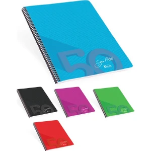 Keskin Color 19x25 cm 80 Yp Çizgili Plastik Kapak Spiralli Defter