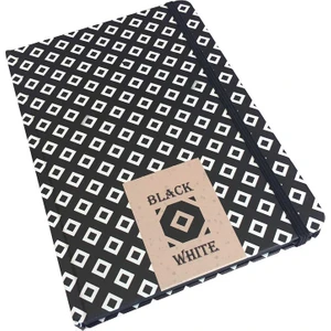 14x20 cm Sert Kapak Lastikli Siyah Defter 100 Yaprak 90 gr