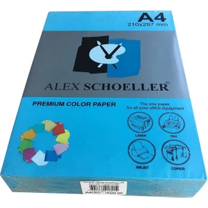 Alex Schoeller A4 Fotokopi Kağıdı 500 lü Turkuaz 620
