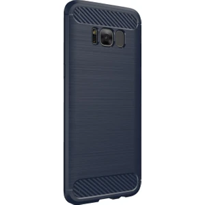 Samsung Galaxy S8 Brushed Carbon Fiber Silikon TPU Kılıf