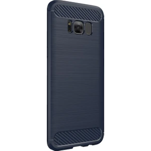 Samsung Galaxy S8+ Plus Brushed Carbon Fiber Silikon TPU Kılıf