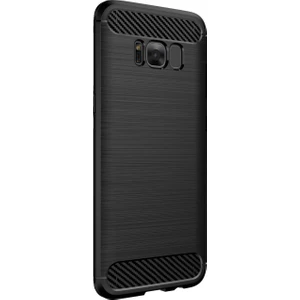Samsung Galaxy S8+ Plus Brushed Carbon Fiber Silikon TPU Kılıf