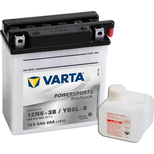 Yb5L B  (12N5 3B) 12V 5Ah Motosiklet Aküsü