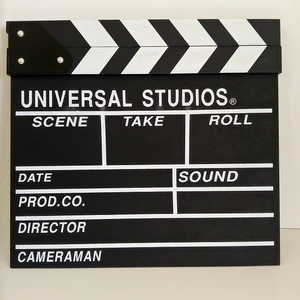 Klaket Sinema Klaketi 27 x 30 cm Büyük Boy Ahşap