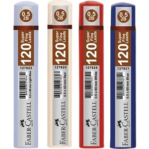 120'li Kalem Ucu 0.5  Koyu Kırmızı Kutu Rengi