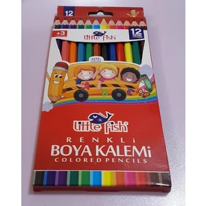 Little Fish 12'li Tam Boy Kuru Boya