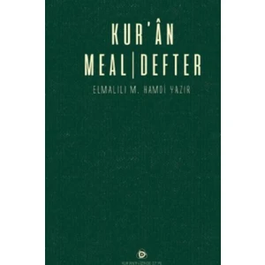 Kur'an Meal:Defter
