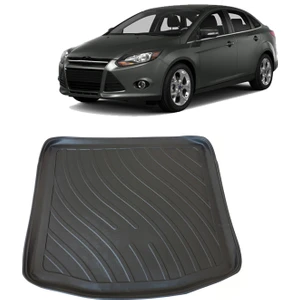 Ford Focus 3 Sedan 3D Bagaj Havuzu (Yüksek Zemin)