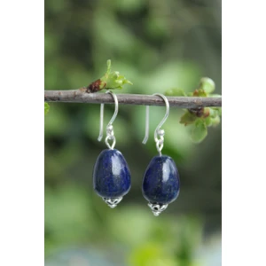 Lapis Lazuli (Yetenek) Gümüş Küpe F00279