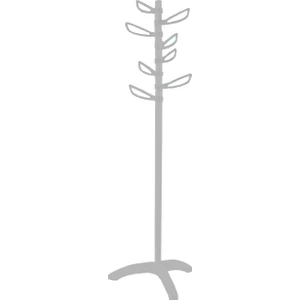 Yaprak Ayaklı Portmanto Beyaz