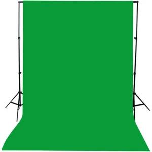 Chromakey- Screen Yeşil Fon Perde (3X4M) +Fon Standı