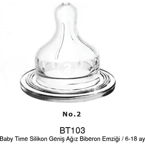 Silikon Geniş Ağız Biberon Emziği N.2