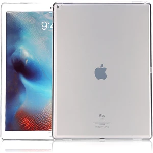 Apple iPad 9.7 İnç 2017 Soft Tpu Elastik Silikon Kılıf Ve Cam Koruma