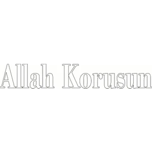 Allah Korusun - Oto Sticker