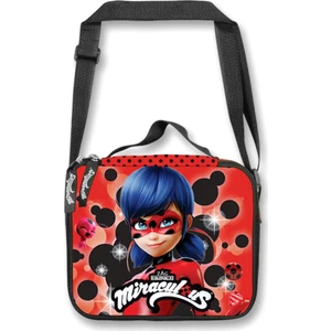 Ümit Çanta Miraculous Ladybug Kırmızı Siyah Okul Beslenme Çantası 1918