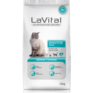 La Vital Cat Adult Sensitive Somon Balikli Yetişkin Kedi Mamasi 12 Kg