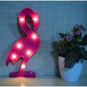 Bebek Çocuk Odası Flamingo Led Gece Lambası