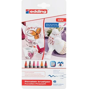 Ed4200K6999 Porselen Kalemi 6'Lı Set Sıcak Renkler