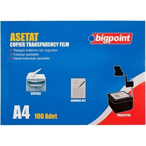 Asetat Kağıdı 100 Micron A4 100'Lü Paket (Bp692)