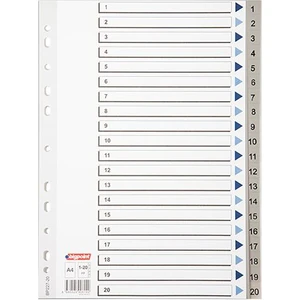 Seperatör A4 1-20 Rakamlı (Bp227-20)