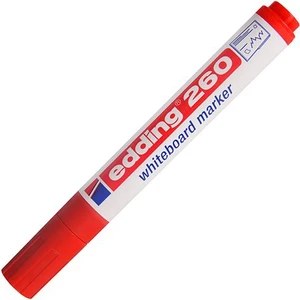 E-260 Kırmızı Yazı Tahtası Kalemi 1 Adet 1,5-3 mm Ayarlanabilir Uç Kalınlığı