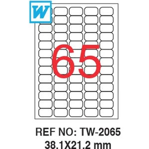 38,1X21,2 Mm Laser Etiket Tw-2065