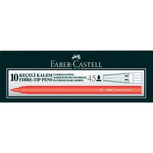 45 Kırmızı Keçeli Kalem 10'Lu