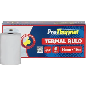Termal Rulo 56 Mm X 16 M 10 Adet
