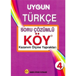 Sadık Uygun Yayınları 4. Sınıf Türkçe Soru Çözümlü Köy