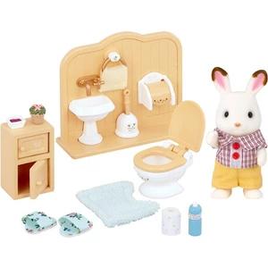 Sylvanian Families Çikolata Kulaklı Tavşan Tuvalet Seti 5015