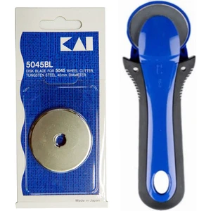 Kaı Rs-45 Yuvarlak Bıçaklı Kumaş Deri Vinil Pvc Kağıt Rulet Kesici Ve 5045Bl Yedek Bıçağı