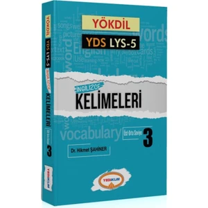 Yediiklim Yayınları YÖKDİL YDS LYS 5 İngilizce Kelimeleri 3