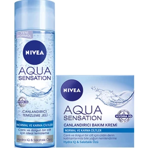 Aqua Sensation Gündüz Kremi 50 Ml + Nivea Aqua Sensation Yıkama Jeli 200 Ml