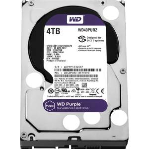 Purple 4TB 3,5" SATA III 6Gbit/s 64MB 7/24 Güvenlik Kamerası Diski WD40PURZ