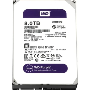Purple 8TB 3,5" SATA III 6Gbit/s 128MB 7/24 Güvenlik Kamerası Diski WD80PURZ