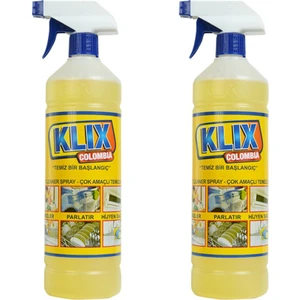 Colombia Çok Amaçlı Genel Temizleyici 1 Lt. 2'li Avantaj paket