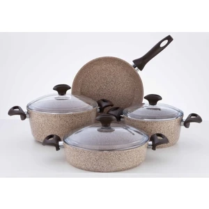 Creamy 7 Parça Granit Tencere Set