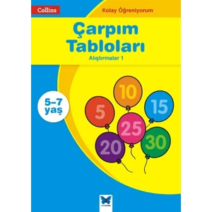 Collins Kolay Öğreniyorum : Çarpım Tabloları Alıştırmalar 1 (5-7 Yaş)